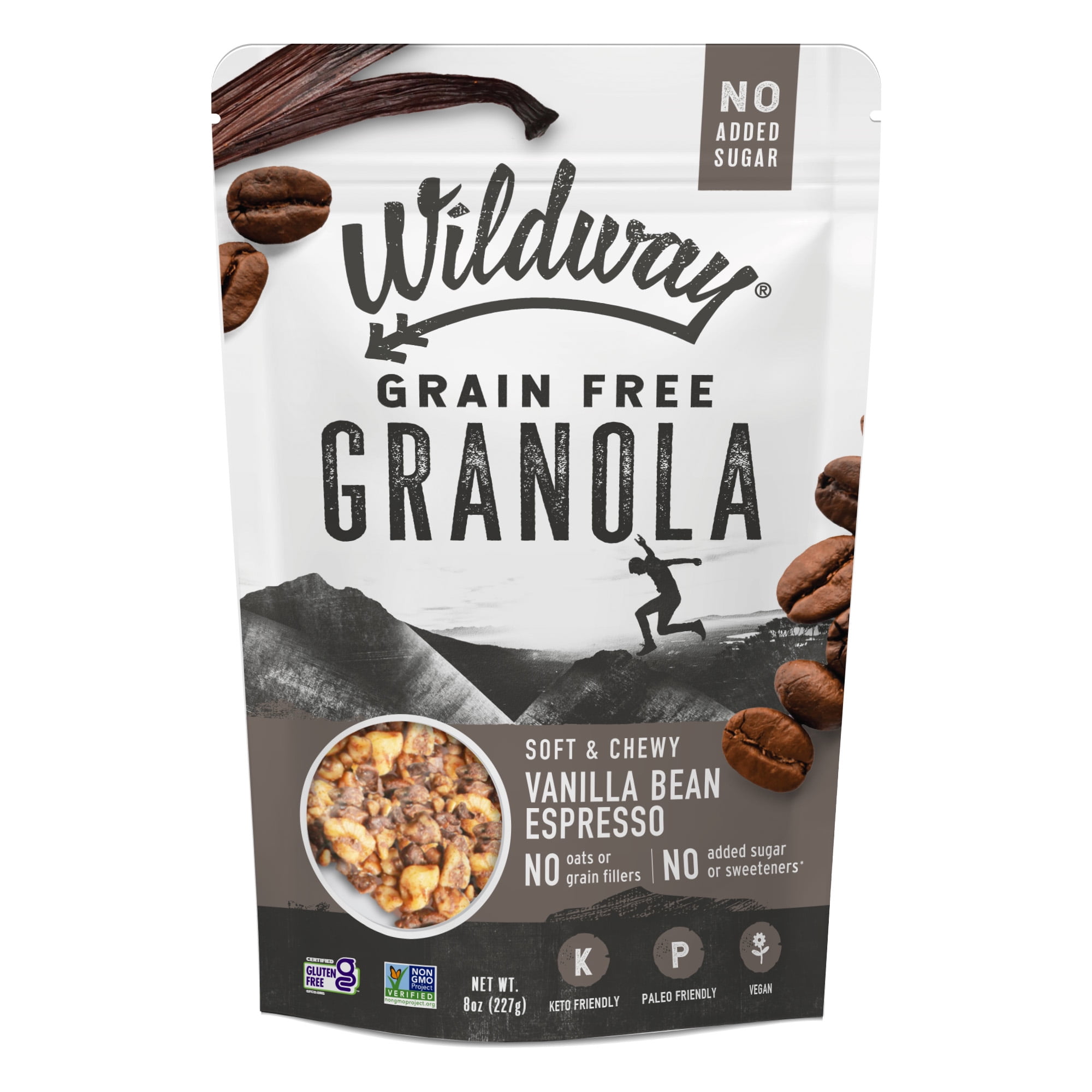 Wildway Vanilla Bean Espresso GrainFree Granola 8 oz