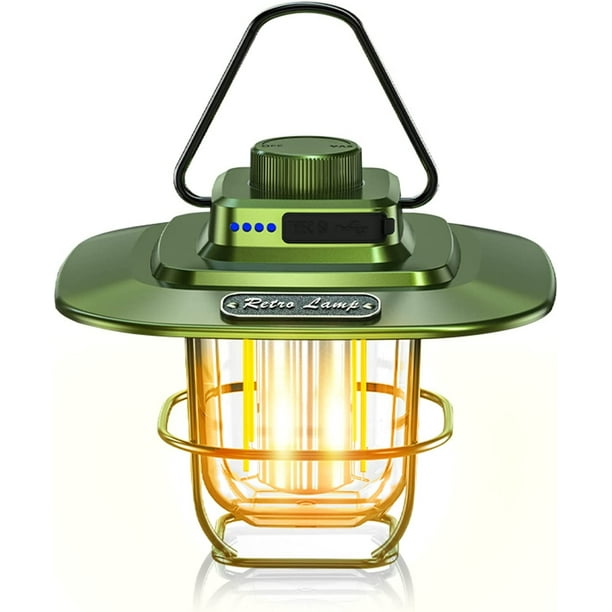 LETOUR Camping Lantern TypeC Rechargeable Portable Lighting Outdoor