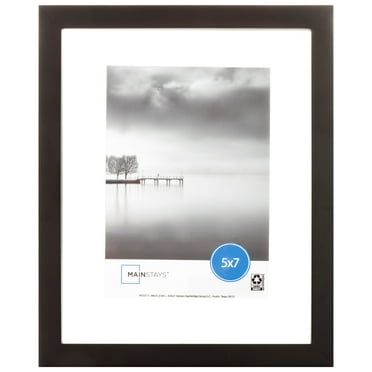 Mainstays 11x14 Wide Float Picture Frame Black Walmart Com