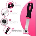 thumbnail image 3 of DEKEones Razor Blade Scraper, 2 PCS Razor Scraper Tool for Removing Label, Registration Sticker, Tint, Grease from Windshield, Appliance, Glass（Pink）, 3 of 7