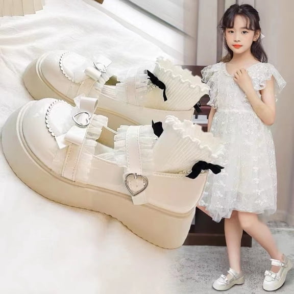 Weloille Small Fragrant Style Round-toe Pearl French Retro Mary Shoes For Women Flat Shallow Mouth Gentle Patent Leather Spring