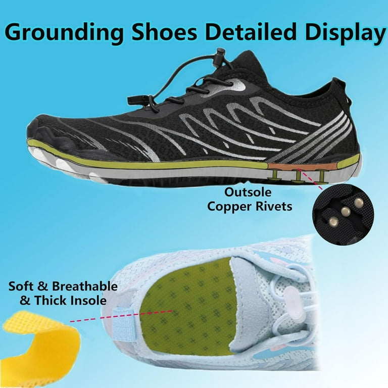 Hike Barefoot Shoes Grounding Shoes with Copper, Grounded Footwear