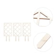 thumbnail image 3 of CATIEBYE Wooden Plant Trellis Khaki Premium Wood for Garden Climbing Plants 3Pcs, 3 of 6