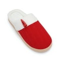 thumbnail image 5 of NineCiFun House Slippers for Women on Memory Foam Indoor Outdoor Fuzzy Slippers (Red,Size 5-6), 5 of 7