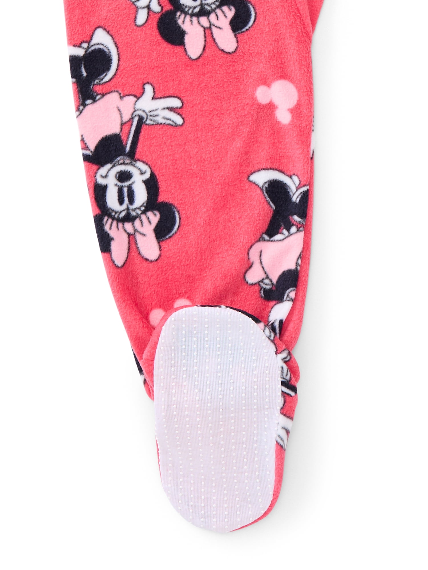 Minnie Mouse Toddler Unisex One Piece Sleeper Pajamas, Sizes 12M-5T