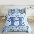 thumbnail image 2 of Castle Fairy Personalized Initial Letter H 2Pcs Bedding Comforter Set for Teens Children,Love Heart Print Twin Comforter Sets,Cartoon Bowknot Breathable Bedding Set,Microfiber Bedroom Decor, 2 of 8
