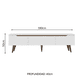 thumbnail image 3 of Mueble Mesa Para Tv Rack Madesa Doha Hasta 80' Blanco, 3 of 10