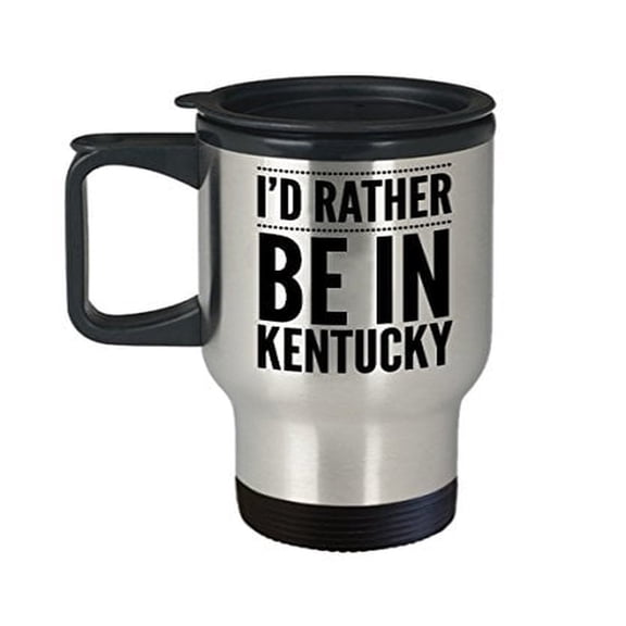 Kentucky Travel Mug - 14 oz Stainless Steel Coffee Cup - Patriotic Gift
