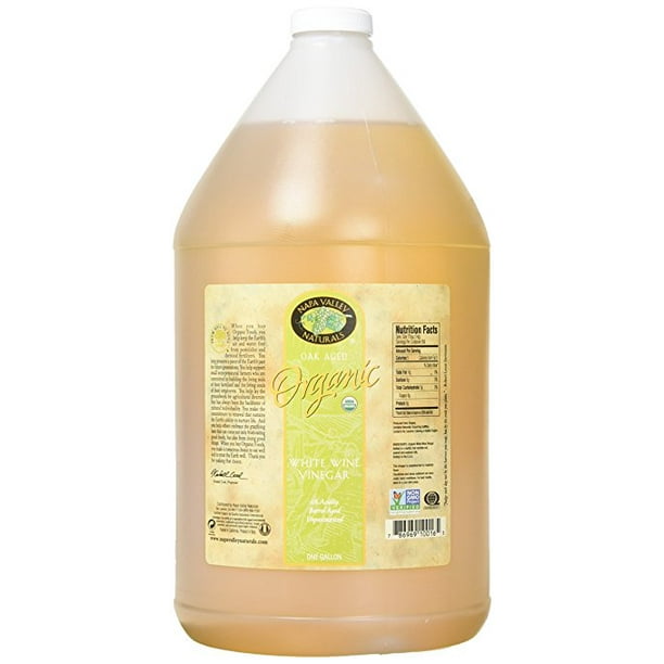 Napa Valley Naturals Organic White Wine Vinegar Case of 4 1 Gal