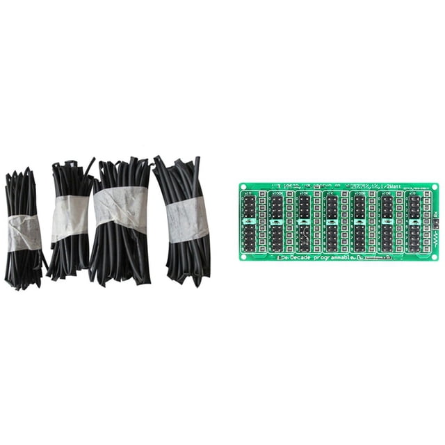 tubos termorretráctiles de poliolefina y 1 resistencia deslizante SMD programable de 7 décadas 1R-9999999R