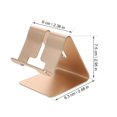 thumbnail image 4 of MasteelfCA 2pcs Sturdy Aluminium Alloy Mobile Phone Holder Desktop Metal Phone Stand Phone Accessory, 4 of 7