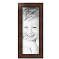 thumbnail image 2 of ArtToFrames 7" x 19" Honors Mahogany Picture Frame, 7x19 inch Brown Wood Poster Frame (WOM-5155), 2 of 7