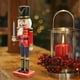 thumbnail image 4 of Miniaturas Cascanueces Figuras Artesanales Figuras de decoración de Navidad Coleccionables Cascanueces Muñeca Cascanueces para vacaciones Navidad Gloria Figurita de Cascanueces, 4 of 9