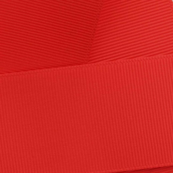 7/8" Grosgrain Ribbon Solid 235 Poppy Red 50yd
