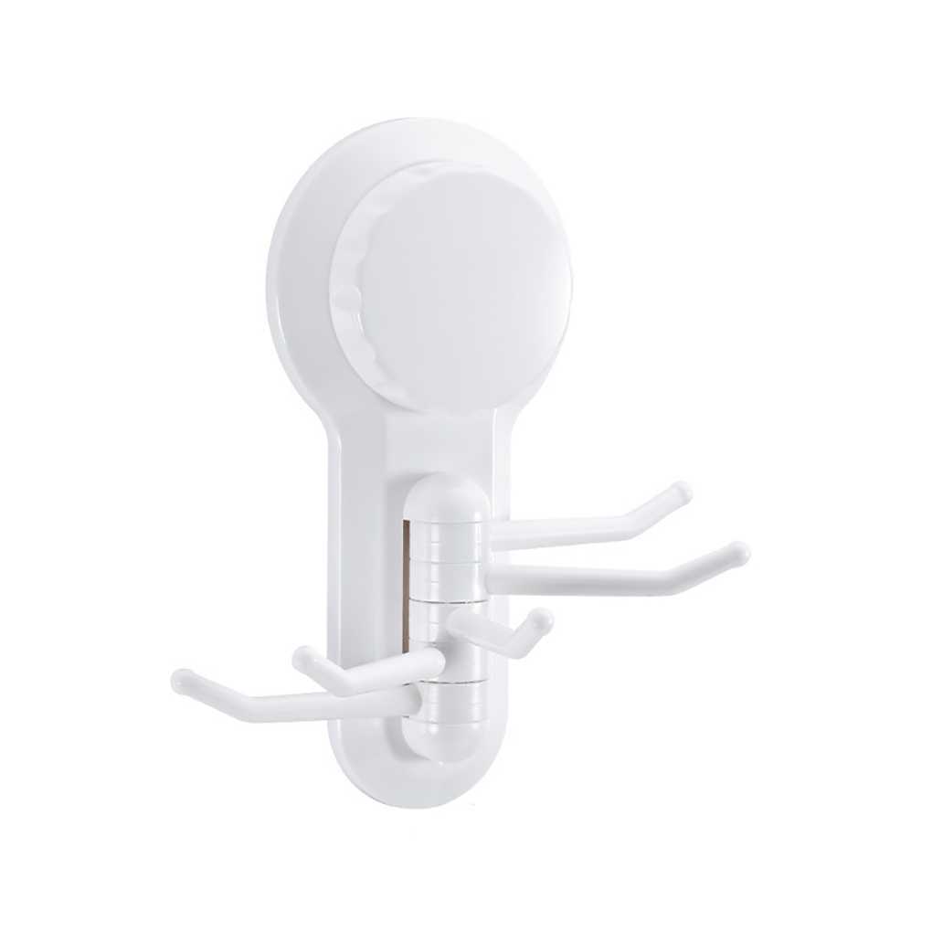 Vacuum ABS Multiple Claws Wall Hooks Bathroom Wall hangers Nail Free Wall Hooks Towel Loofah