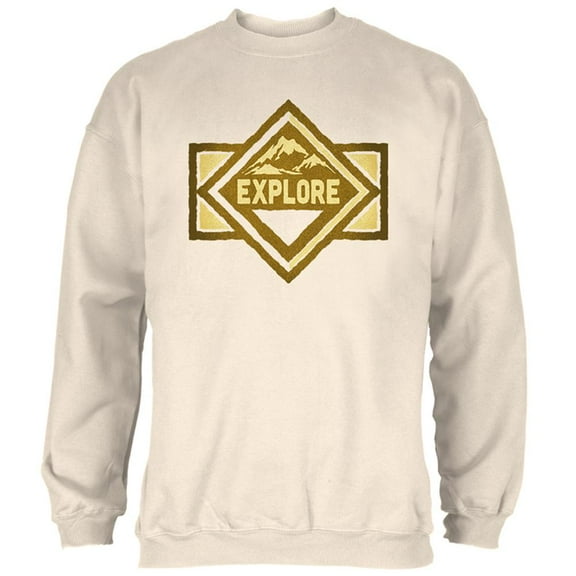 Explore Nature Mens Sweatshirt Natural 2XL