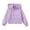 Purple, variant on larppty Girls Lightweight Windbreaker Hoodies Jacket Kids Boys Waterproof Packable Raincoats for Outdoor Casual Full-Zip (Pink,7-8 Years)