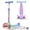Handlebars LED-Purple, variant on 2-in-1 Kids Scooter for Ages 3-12, 3 Wheel Lean to Steer Scooter with LED Light-Up Wheels, Adjustable Handlebar, Foldable & Detachable for Boys & Girls,Blue