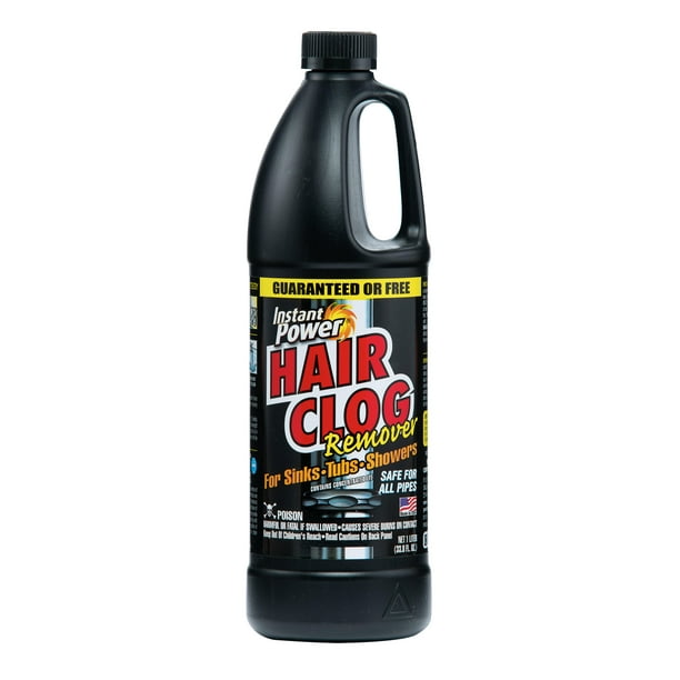 Instant Power Hair Clog Remover, 33.8 Fluid Ounce - Walmart.com