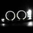 thumbnail image 4 of Spec-D Tuning Black Halo LED Projector Headlights + Black Sequential LED Bar Tail Lights Compatible with 1999-2004 Ford Mustang, Left + Right Pair Assemblies, 4 of 7