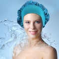 thumbnail image 2 of 2pcs Sleeping Hair Care Bouffant Elastic Bonnet Hat, 2 of 6