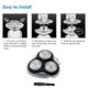thumbnail image 5 of Replacement HQ9 Shaver Head for PT Series PT870 Blade, 5 of 5