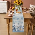 thumbnail image 2 of Blue Starfish Coastal Table Runner 90 Inches, Summer Beach Nautical Coral Shell Bed Runner Dresser Scarves Tabletop for Indoor Outdoor Parties/Ceremony/Banquet, 13" x 90", 2 of 9