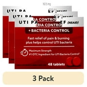 (3 pack) Cystex Urinary Pain Relief Tablets 48 Tablets Each
