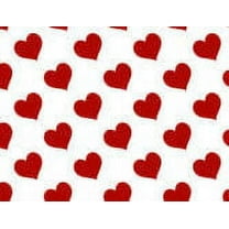 Red Hearts Edible Cake & Cupcake Image Decoration Frosting Sheet