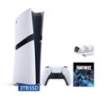 thumbnail image 1 of PlayStation 5 Pro Upgraded 3TB Digital Edition Fortnite Cobalt Star Bundle and Mytrix Controller Charger - White, Flagship Pro PS5 3TB PCIe SSD Gaming Console, 1 of 9