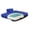 Gel 3 Inch High, variant on Wedge Pommel Gel-Foam Cushion 22" x 18" x 4" - Anti-Rotation Wheelchair Seat Cushion for Pressure Relief, Hip Alignment, Support Pad - Dual Density , Cooling Gel -