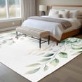 thumbnail image 5 of Eucalyptus Leaves Area Rugs 5x7 for Living Room, Spring Botanical Pastoral Watercolor Non Slip Washable Rug Runner, Low Pile Indoor Floor Carpet Mat Bathroom Rugs for Bedroom, Kids Room, 5 of 9