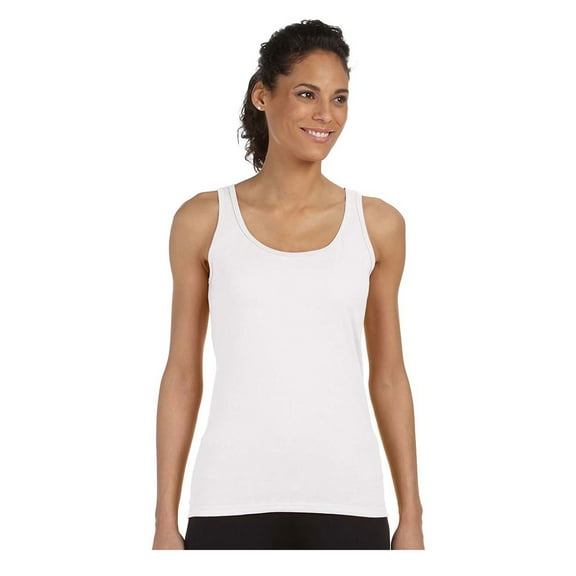 Gildan Women's Rib Knit Preshrunk Fit Softstyle Tank Top, Style G64200L