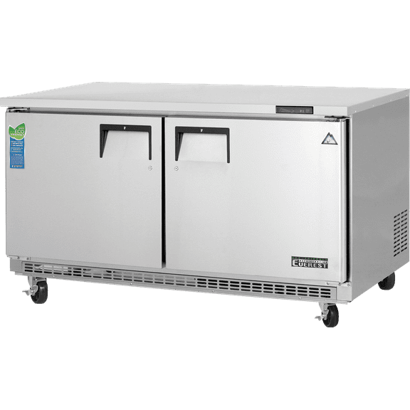 Everest Refrigeration ETBWF2 Undercounter Worktop Freezer 2 Doors, 115v, NSF - 18.0 cu. ft.