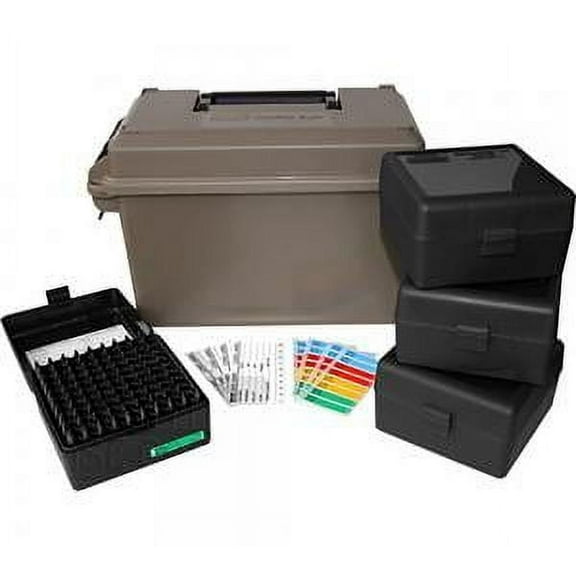 MTM 223 Ammo Can 400 Round w/ 4 each RS-100s, Dark Earth