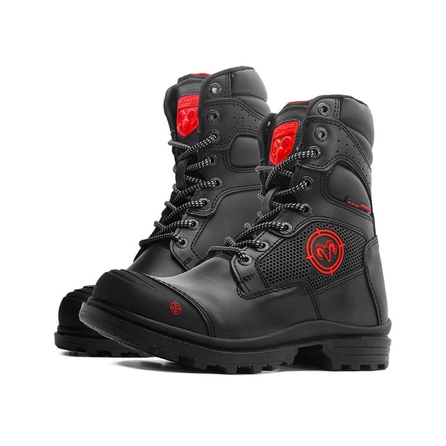 Bota Táctica Ram Caballero Senderismo Estilo Militar Negro 25.5