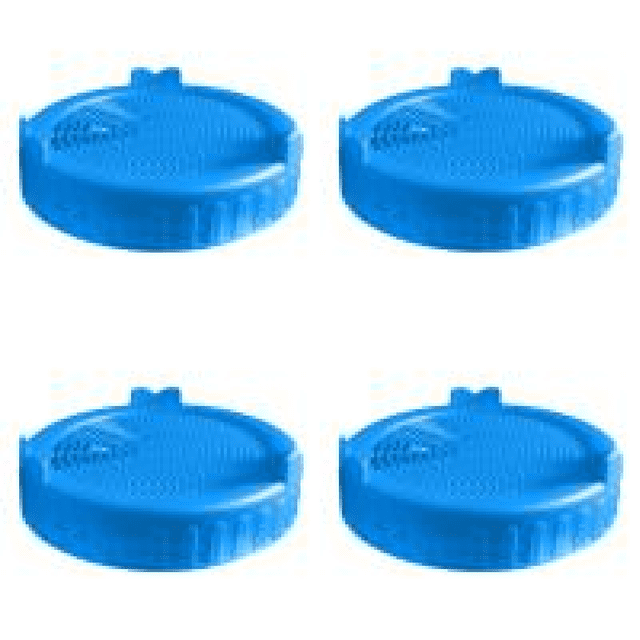 Tarro de boca ancha Tapa para germinación de brotes de malla de grado alimenticio (azul)