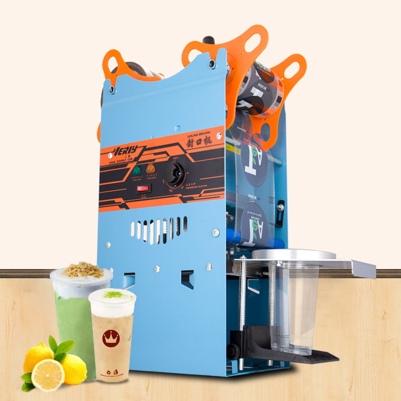 Details about   Fully-automatic Coffee Boba Bubble Tea Cup Sealer Electric Sealing Machine 450W 
