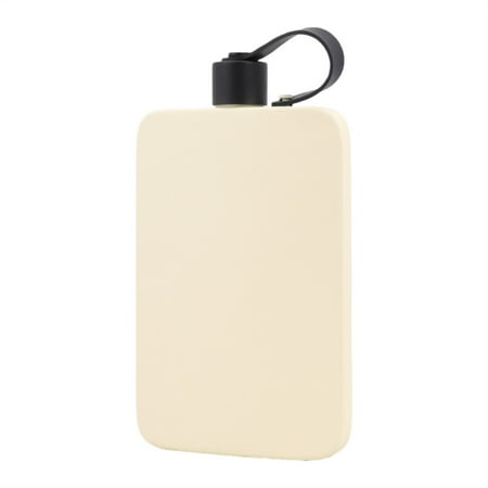 Aoqianlan 17Oz 500ml Stainless Steel Hip Flasks Wine Bottle for Whiskey Liquor Men Camping Yellow