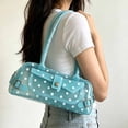 thumbnail image 4 of Women’s Polka Dots Jelly Handbag LightBlue Cute Fashionable Shoulder With Classic For Work And Street Style, 4 of 4