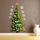 thumbnail image 3 of Pegatinas de pared de estrella de árbol de Navidad verde de Año Nuevo pegatinas de decoración de Navidad decoración de sala de estar calcomanías de pared JAMW Sencillez, 3 of 4