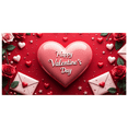 thumbnail image 2 of Valentine's Day Banner Backdrop Pink Heart Decorations Romantic Party Supplies Photography Props Gift Background Balloon Display, 2 of 4