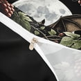 thumbnail image 4 of Homewish Vintage Gothic Bat Twin Duvet Cover for Adults, Rustic Grape Moon Twin Bedding, Black Reversible, 2-Piece, 1 Duvet Cover and 1 Pillowcase, 4 of 6