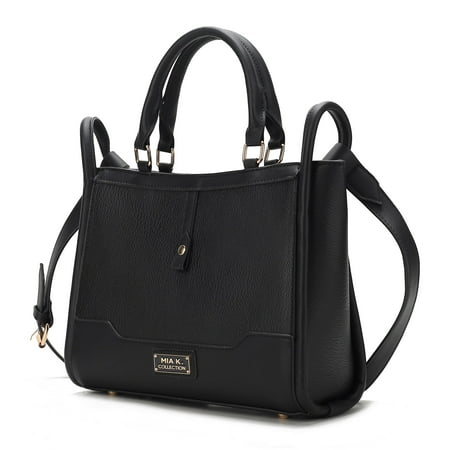 MKF Collection Melody Women Tote Bag, Vegan Leather Shoulder Bag Handbag Purse By Mia K - Black