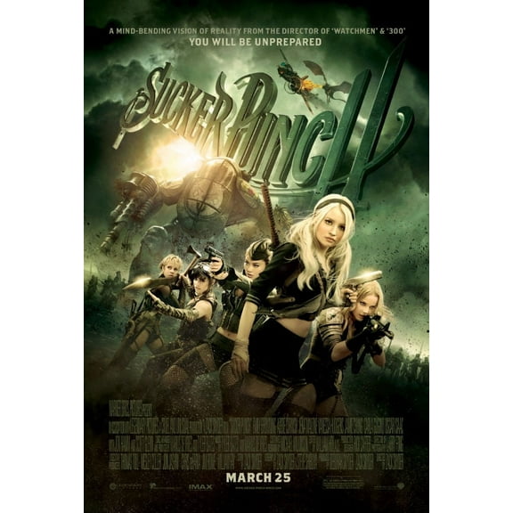 Best Posters Entertainment Room Decor Sucker Punch Movie Poster 11Inx17In Mini Poster 11x17 Poster