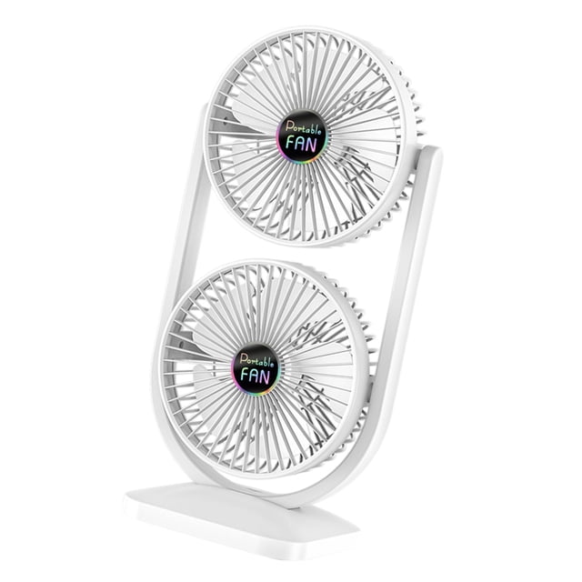Ventilador de ventilador de escritorio liviano Operación tranquila Operación Doble 3 velocidades Configuración para el dormitorio de la