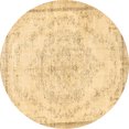 thumbnail image 1 of Ahgly Company Indoor Round Persian Brown Traditional Area Rugs, 6' Round, 1 of 4