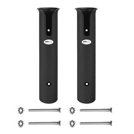 Fish Pole Holder 2PCS Fishing Rod Holder Fishing Pole Racks Fishing Rod Stand-off Tube Rod Pole Holder Bracket Support ()