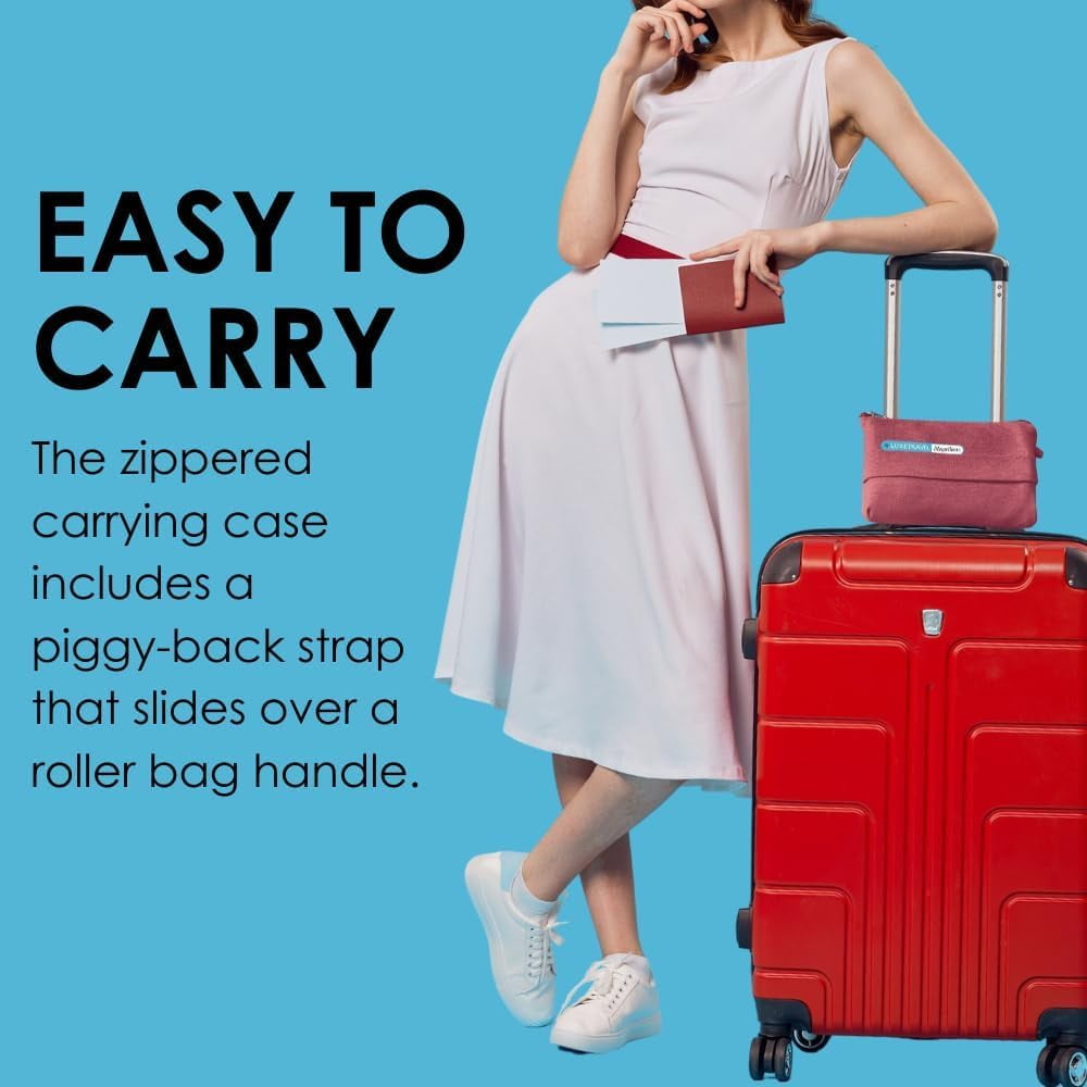Sagefinds Airplane Travel Blanket | Perfect Gift for Long Travel Flights | Travel Essential - Green