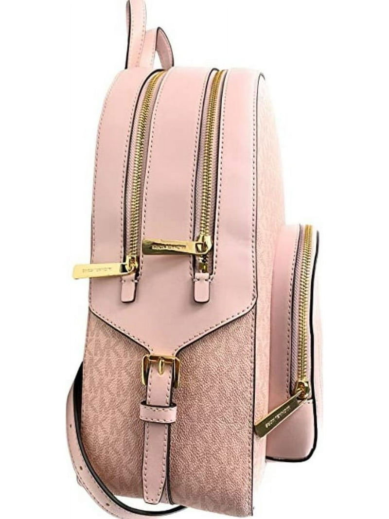 MICHEAL KORS リュック ピンク×ブラウン Michael Kors Womens Jaycee Logo Backpack 35S2G8TB7B-dkpwd